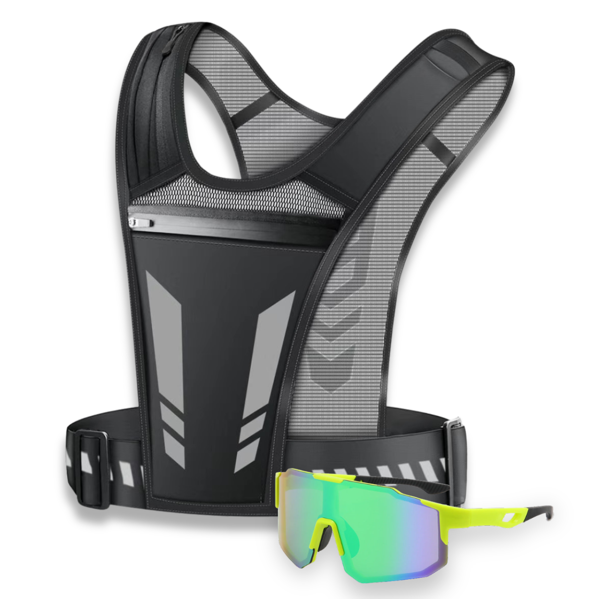 Colete Ultraleve + Óculos Esportivo UV