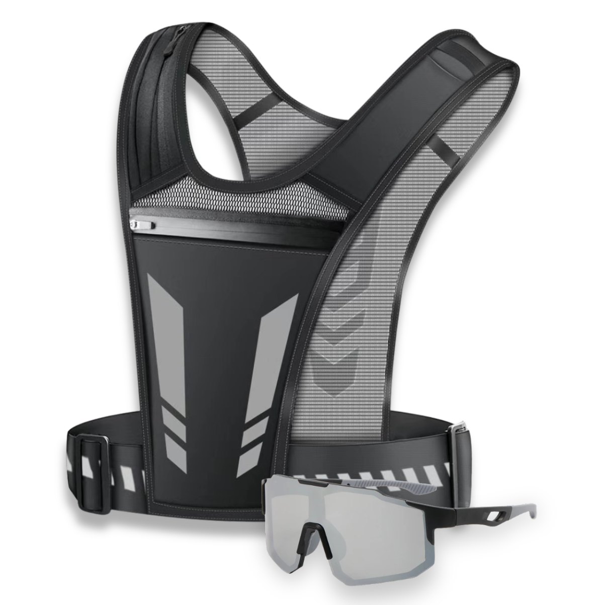 Colete Ultraleve + Óculos Esportivo UV